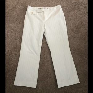 💙  Banana Republic white pants 8